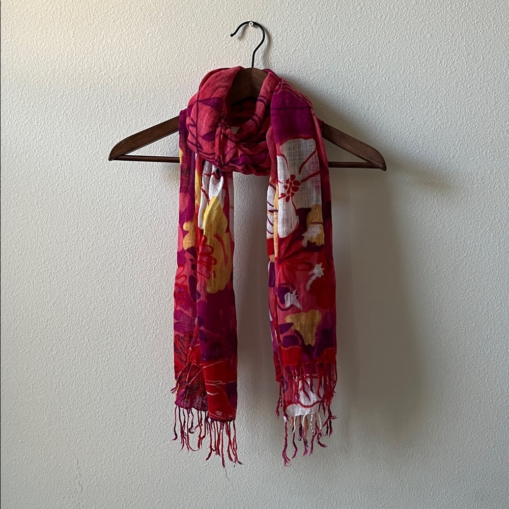 Oversized Floral Scarf